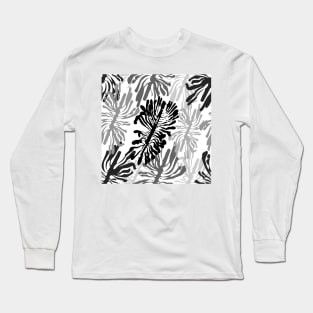 Bark beetle galleries seamless pattern Long Sleeve T-Shirt